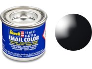 Revell emailová farba #7 lesklá čierna 14 ml