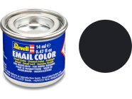 Revell emailová farba #8 matná čierna 14 ml