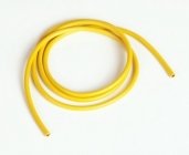 Silikónový kábel 3,3qmm, 12AWG, 1 meter, žltý