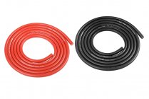 Silikónový kábel 3,5qmm, 14AWG, 2x1m, čierny a červený