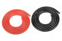 Silikónový kábel 4,5qmm, 12AWG, 2x1m, čierny a červený