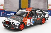 Solido BMW radu 3 M3 (e30) Gr.a N 5 3rd Rally Ypres 1990 G.de Mevius - W.lux 1:18 čierna biela červená
