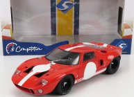 Solido Ford usa Gt40 Mk1 Racing 1968 1:18 červená biela