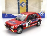 Solido Peugeot 205 1.6 Gti N 132 Rally Montecarlo 1986 Francois Delecour - Anne Chantal Pauwels 1:18 Červená