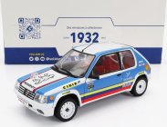 Solido Peugeot 205 1.9 Rally Schwab Collection 1990 1:18 Svetlomodrá