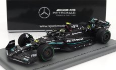 Spark-model Mercedes gp F1 W14 Team Mercedes-amg Petronas Formula One N 44 4. Monaco Gp 2023 Lewis Hamilton 1:43 Matt Black