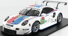 Spark-model Porsche 911 991 Rsr 4.0- Flat-6 Team Porsche Gt N 93 24h Le Mans 2019 N.tandy - E.bamber - P.pilet 1:18 White