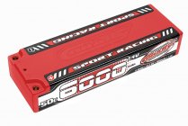Športový pretekársky 50C LiPo Stick Hardcase-6000mAh-7,4V-4mm Bullit (44,4Wh)
