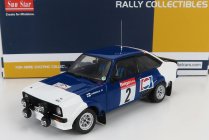 Sun-star Ford england Escort Rs1800 (nočná verzia) Pepsi-cola N 2 Rally Circuit De Ardennes 1983 P.airikkala - J.pironen 1:18 Blue White