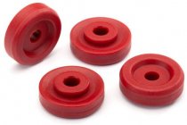 Traxxas podložka disku kolesa červená (4)