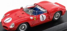 Umelecký model Ferrari 246 Sp N 1 2nd 3h Daytona 1962 Hill - Rodriguez 1:43 Red