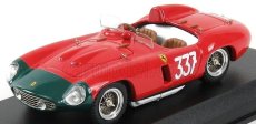 Umelecký model Ferrari 857s Ch.0584 N337 Winner Giro Di Sicilia 1956 P.collins - Klementasky 1:43 Červená čierna