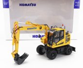 Universal hobbies Komatsu Pw148 Ruspa Gommata - traktorový škrabák 1:50 žltá čierna
