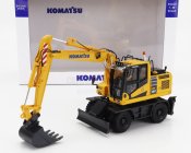 Universal hobbies Komatsu Pw180 Escavatore Gommato - Traktor Bagr 1:50 žltá čierna