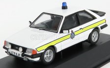 Vanguards Ford england Escort Mkiii Xr3i Police 1990 1:43 bielo žltá