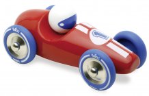 Vilac Racing auto GM červené s modrými kolesami - poškodený obal