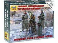 Zvezda figúrky – nemecké veliteľstvo WW2 zima (1:72)