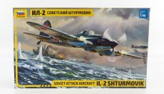 Zvezda Iľjušin Il-2 Šturmovik Sovietske lietadlo Lietadlo 1946 1:48 /