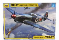 Zvezda Jakovlev Rk-9t Sovietske vojenské lietadlo Stíhačka 1942 1:48 /