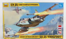Zvezda Suchoj Su-25 Frogfoot Vojenské lietadlo 1981 1:48 /