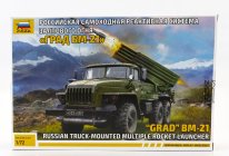 Zvezda Truck Grad Bm-21 Ruský raketomet Lancia Missili 1:72 /