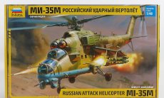 Zvezda Vrtuľník Mi-35m Ruský útočný vojenský 1969 1:48 /