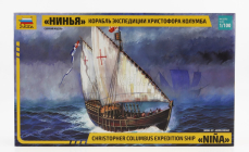 Zvezda Boat Nina Christopher Columbus Expedition Ship 1942 1:100 /
