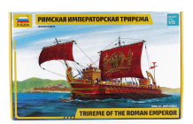 Zvezda Boat Veliero Trireme Of the Roman Emperor 1:100 /