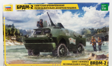 Zvezda Brdm Tank Sovietske obrnené prieskumné vozidlo Brdm-2 1999 1:35 /