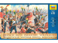 Zvezda figúrky French Elite Infantry Voltigeurs (re-release) (1:72)