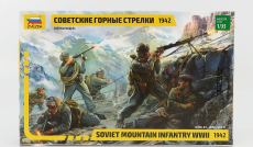 Zvezda Figúrky Soldati - Vojaci Mountain Military 1942 1:35 /