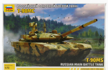 Zvezda Tank T90ms Ruský hlavný bojový tank 1:72 /