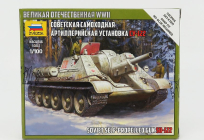 Zvezda Uztm Su-122 Vojenský tank 1944 1:100 /