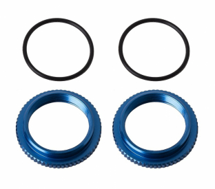 13 mm samotné hliníkové krúžky vrátane tesnenia na olejové tlmiče, modré