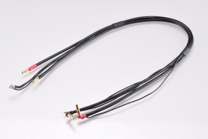2S čierny nabíjací kábel - dlhý - (4 / 5mm, XH)