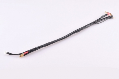 2S černý nabíjecí kabel - krátky - (4/5mm, 3-pin EH)