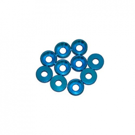 3 mm alu kónické podložky modré (10 ks)