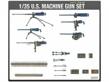 Academy U.S. Machine Gun Set (1:35)