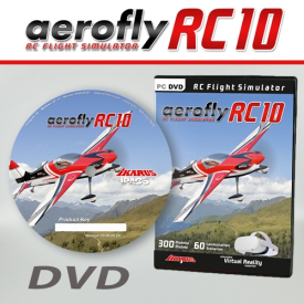 Aerofly RC10 na DVD pre Win8.1/10/11