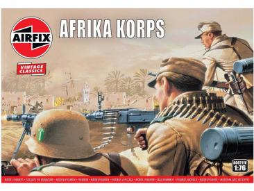 Airfix figúrky – WWII Afrika Korps (1:76) (Vintage)