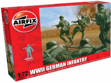 Airfix figúrky – WWII nemecká pechota (1 : 72)