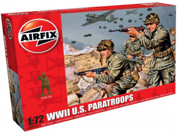 Airfix figurky – WWII US výsadkári (1 : 72)