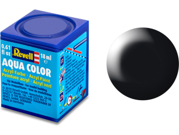 Revell akrylová farba #302 polomatná čierna 18 ml