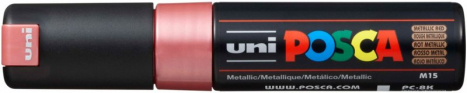 Akrylový popisovač UNI POSCA PC-8K 8 mm – červená metalíza