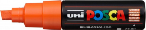Akrylový popisovač UNI POSCA PC-8K 8 mm – oranžová