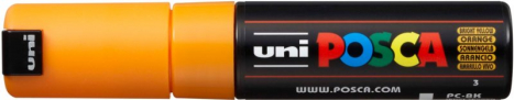 Akrylový popisovač UNI POSCA PC-8K 8 mm – svetložltá
