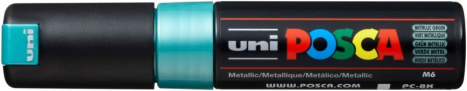 Akrylový popisovač UNI POSCA PC-8K 8 mm – zelená metalíza