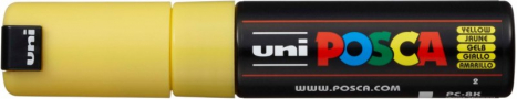 Akrylový popisovač UNI POSCA PC-8K 8 mm – žltá