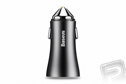 Baseus Golden Contactor duálna inteligentná USB nabíjačka do vozidla