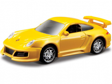 Bburago Porsche 911 GT2 1:64 žltá